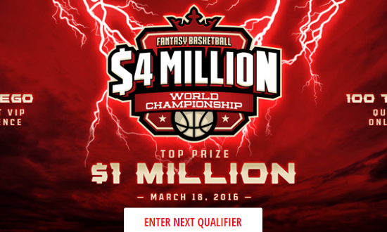 DraftKings Announces 2016 FBWC: $1 Million Top Prize